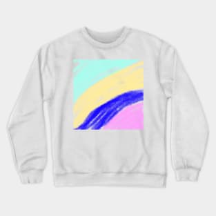 Colorful watercolor abstract texture art Crewneck Sweatshirt